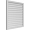 Ekena Millwork Vertical Surface Mount PVC Gable Vnt: Non-Functional, w/2"W x 1-1/2"H, Brickmould Frame, 38"W x 40"H GVPVE38X4002SN - alternate 5